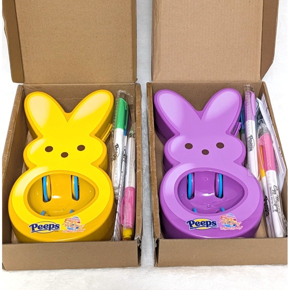 Peeps Other - Peeps Eggmazing Spinner: Mess-Free Egg Decorating for Kids & Adults - 2 PACK